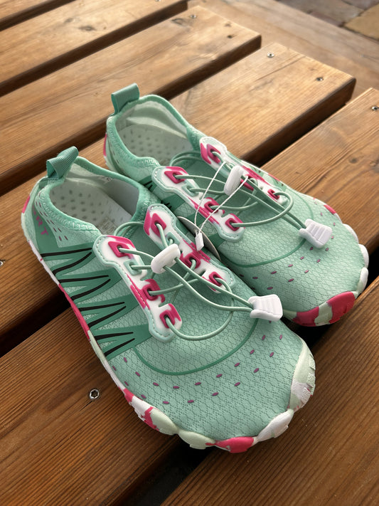 Buty do wody barefoot turkusowo- różowe 37