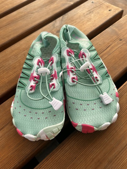 Buty do wody barefoot turkusowo- różowe 37