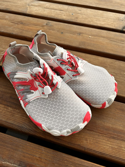 Buty do wody barefoot szaro- różowe 37
