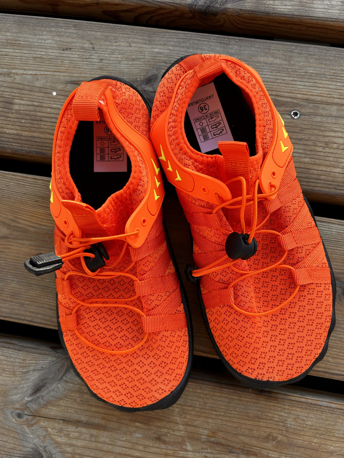 Buty do wody barefoot pomarańczowe 36