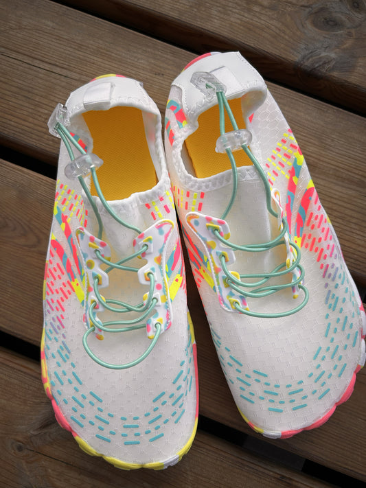 Buty do wody barefoot 38 biało-kolorowe